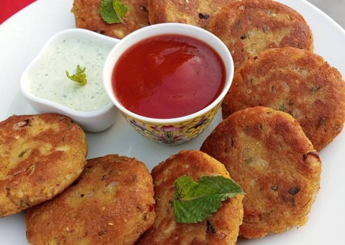 Crispy Aloo Tikki Recipe - Cooking Teach