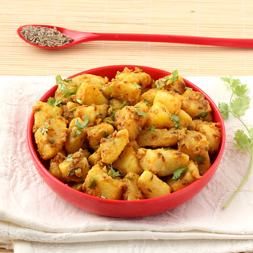 Delicious Homemade Aloo Bhaji Recipe - cooking teach