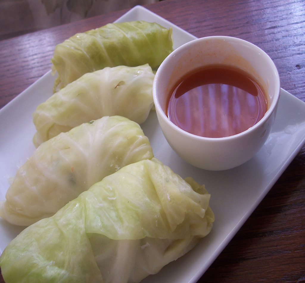 Homemade Easy Thai Cabbage Roll - cooking teach