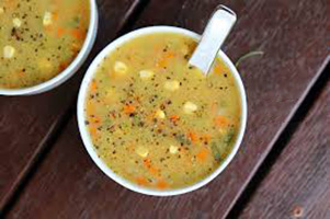 Homemade Sweet Corn Soup Recipe - cooking teach