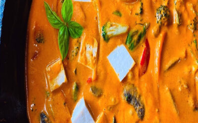 Thai Red Curry Recipe | Veg Thai Red Curry