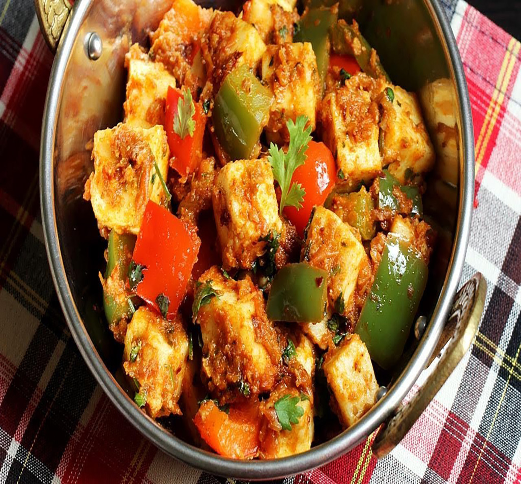 kadai paneer recipe - cooking teach