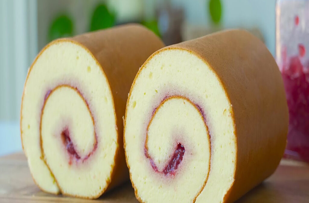 Swiss Roll | Biscuit Swiss Roll Recipe