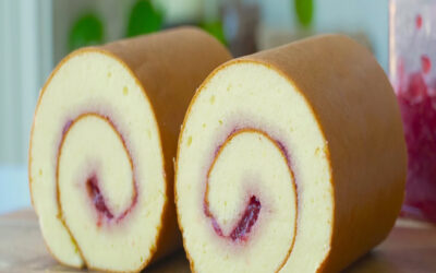 Swiss Roll | Biscuit Swiss Roll Recipe