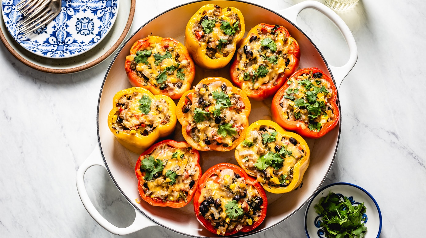 Stuffed Bell Peppers Recipe by Cooking Teach